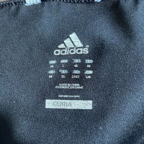 Addidas Black Top Shirt Large - Picture 3 of 4